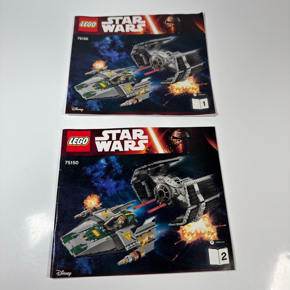 LEGO Star Wars 75150 Instructions Manual Book 1 & 2 ONLY TIE Advanced A-Wing Set